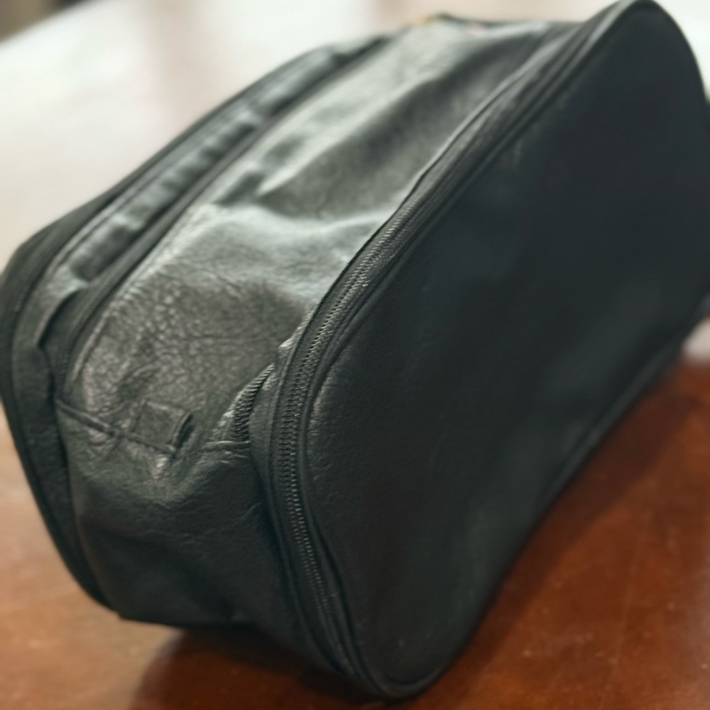 Black Toiletry Bag with Durable Design